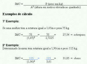 Como calcular imc de uma pessoa